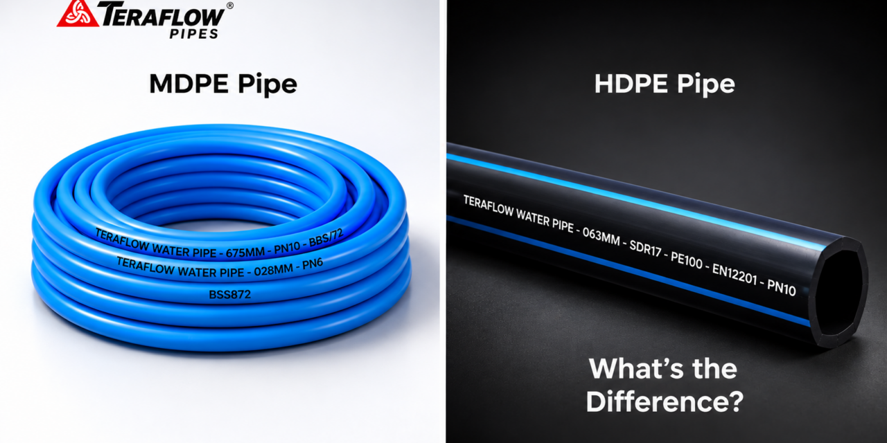 MDPE vs HDPE Pipes: What’s the Difference?