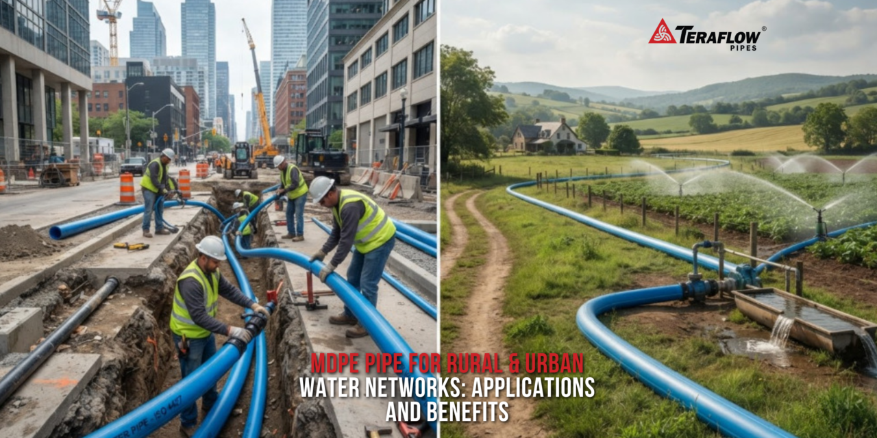 MDPE Pipe for Rural & Urban Water Networks: Applications and Benefits