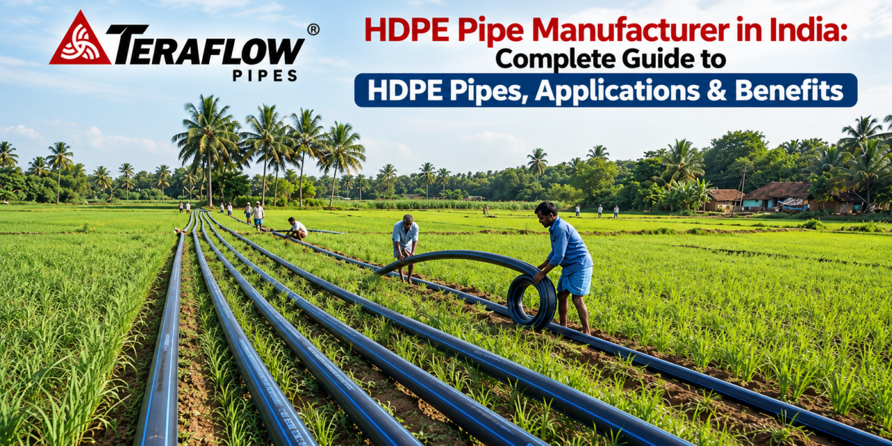 HDPE Pipe Manufacturer in India: Complete Guide to HDPE Pipes, Applications & Benefits
