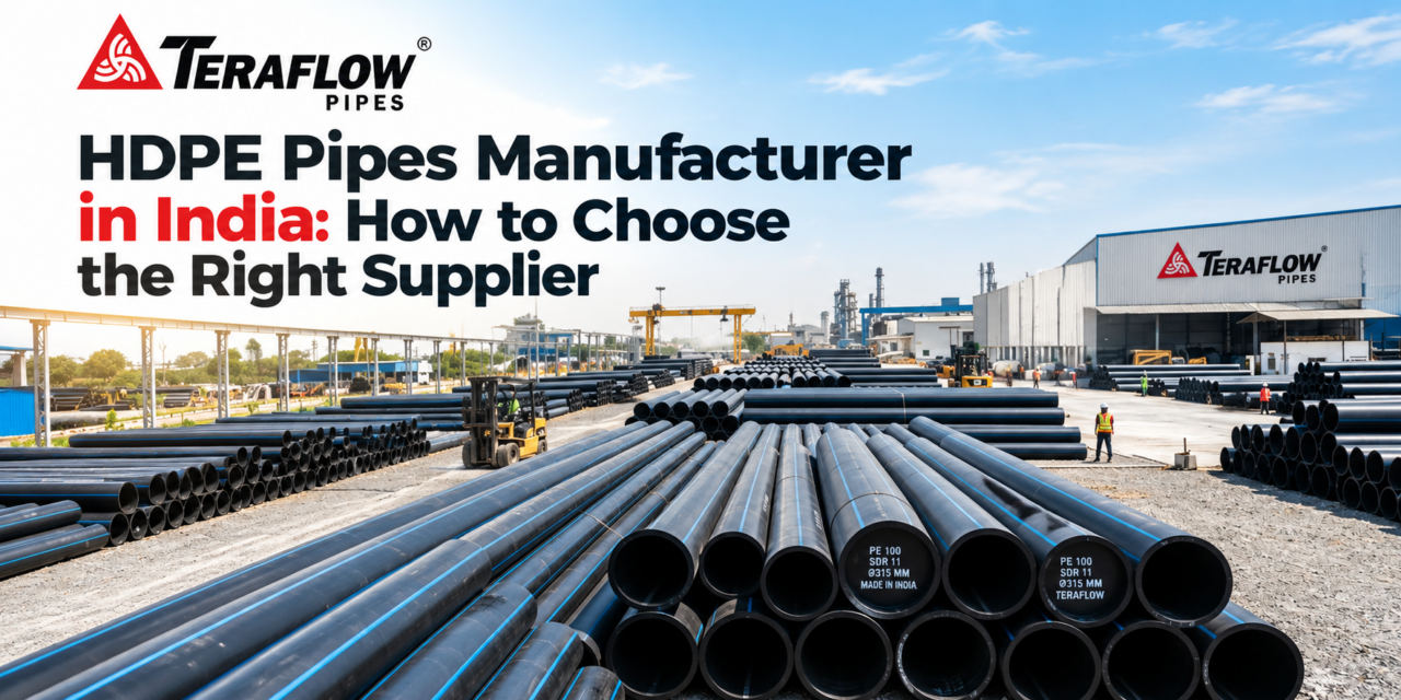 HDPE Pipes Manufacturer in India: How to Choose the Right Supplier