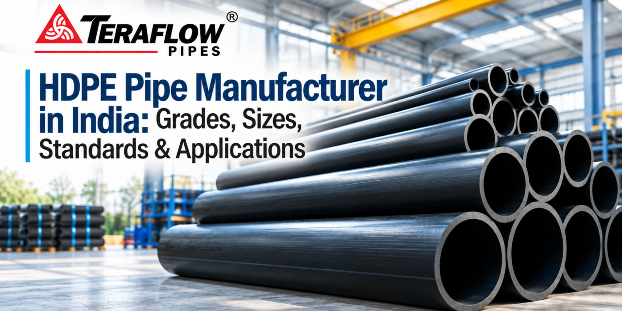 HDPE Pipe Manufacturer in India: Grades, Sizes, Standards & Applications
